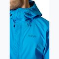 Kurtka przeciwdeszczowa męska Rab Downpour maya blue 4