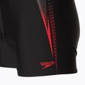 Bokserki pływackie męskie Speedo Placement Aquashort black/red 3