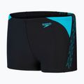 Bokserki kąpielowe dziecięce Speedo Hyper Boom Logo Splice black/bolt 4