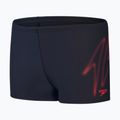 Bokserki pływackie dziecięce Speedo Hyper Boom Logo Placement true navy/fed red 4