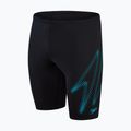 Jammery pływackie dziecięce Speedo Hyper Boom Logo Placement black/bolt 4