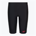 Jammery pływackie dziecięce Speedo Plastisol Placement Jammer black/fed red/dapple grey