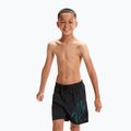 Szorty kąpielowe dziecięce Speedo Hyper Boom Logo 15" Watershort black/bolt 2