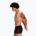 Bokserki kąpielowe męskie Speedo Medley Logo Aquashort black/fed red 6