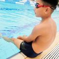 Bokserki kąpielowe dziecięce Speedo Medley Logo Aquashort true navy/spritz 9
