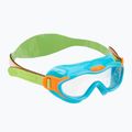 Maska do pływania dziecięca Speedo Sea Squad Mask azure blue/fluo green/fluo orange/clear