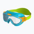 Maska do pływania dziecięca Speedo Sea Squad Mask azure blue/fluo green/fluo orange/clear 6