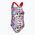 Strój pływacki jednoczęściowy dziecięcy Speedo Digital Allover Splashback tr navy/fed red/blue flame 4