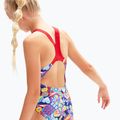 Strój pływacki jednoczęściowy dziecięcy Speedo Digital Allover Splashback tr navy/fed red/blue flame 8