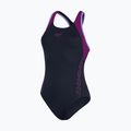 Strój pływacki jednoczęściowy damski Speedo HyperBoom Splice Flyback true navy/berry/miami lilac 4