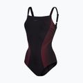 Strój pływacki jednoczęściowy damski Speedo CrystalLux Printed Shaping black/cherry 4