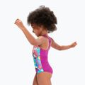 Strój pływacki jednoczęściowy dziecięcy Speedo Digital Printed Swimsuit sweet taro/azure/turquoise 3