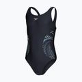 Strój pływacki jednoczęściowy dziecięcy Speedo Plastisol Placement Muscleback true navy/bondi blue 3