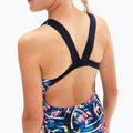 Strój pływacki jednoczęściowy dziecięcy Speedo Digital Allover Leaderback tr navy/black/flame blue 6