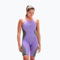 Strój startowy damski Speedo Fastskin LZR Pure Intent Openback Kneeskin miami lilac/usa charcoal 3
