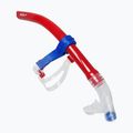 Rurka czołowa do pływania Speedo Centre fed red/blue flame 2