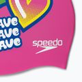 Czepek pływacki dziecięcy Speedo Printed Silicone rose violet/beautiful blue/bright yellow 4