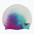 Czepek pływacki Speedo Digital Printed 3d waves white/electric pink