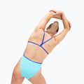 Strój pływacki jednoczęściowy damski Speedo Solid Vback blue/blue 5