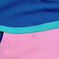 Strój pływacki jednoczęściowy damski Speedo Solid Tie Back pink/blue 3