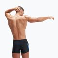 Bokserki pływackie męskie Speedo Allover Digital V-Cut Aquashort black/blue 9