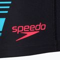 Bokserki pływackie męskie Speedo Tech Print Aquashort black/orange 3