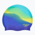 Czepek pływacki dziecięcy Speedo Multi Colour Silicone Junior fluo artic/true cobalt/lemon drizzle