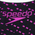 Strój pływacki jednoczęściowy damski Speedo Medley Logo Medalist black/purple 3