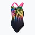 Strój pływacki jednoczęściowy dziecięcy Speedo Digital Placement Splashback black/lemon driz/flare pink/true cobalt 2