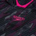 Strój pływacki jednoczęściowy damski Speedo HyperBoom Allover Medalist black/electric pink/usa charcoal 4