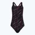 Strój pływacki jednoczęściowy damski Speedo HyperBoom Allover Medalist black/electric pink/usa charcoal