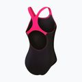 Strój pływacki jednoczęściowy Speedo Medley Logo Medalist black/electric pink 2