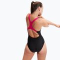 Strój pływacki jednoczęściowy Speedo Medley Logo Medalist black/electric pink 7