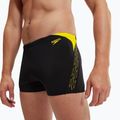 Bokserki pływackie męskie Speedo Hyper Boom Splice black/lemon drizzle 6