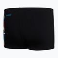 Bokserki pływackie dziecięce Speedo Digital Panel Aquashort black/white/watermelon 2