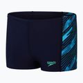 Bokserki pływackie dziecięce Speedo HyperBoom Panel Aquashort true navy/harlequin green/picton green