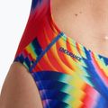 Strój pływacki jednoczęściowy damski Speedo Allover Digital Leaderback watermelon/flare pink/man peel/lemon drizzle 8