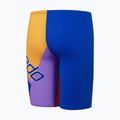 Jammery pływackie dziecięce Speedo Placement V Cut Digital true cobalt/watermelon/sweep purple 2