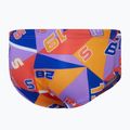 Slipy pływackie dziecięce Speedo Allover Training Club Digital 13 cm Brief true cobalt/sweet purple 2