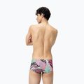Bokserki pływackie męskie Speedo Club Training Allover Brief 13.5 cm black/matcha green/siren red 3