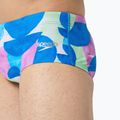 Bokserki pływackie męskie Speedo 13.5 cm Allover Training Club Brief punch blue/kiki pink 5