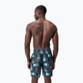 Szorty kąpielowe męskie Speedo Xpress Lite Allover 18" Watershort usa charcoal/black/marine blue 7