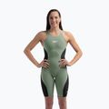 Strój startowy damski Speedo Fastskin LZR Pure Intent 2.0 Openback Kneeskin country green/black/tridescent 6