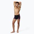 Bokserki pływackie męskie Speedo Duo Logo Print Aquashort black/coral sands/neon violet 2