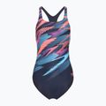 Strój pływacki jednoczęściowy damski Speedo Digital Printed Medalist zoom boom/true navy
