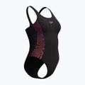 Strój pływacki jednoczęściowy damski Speedo Placement Muscleback neon violet 4