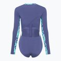 Strój pływacki jednoczęściowy damski Speedo Long Sleeve Panel hapuna blue 2