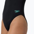 Strój pływacki jednoczęściwoy damski Speedo Racer Zip with Built in Swim Bra anthracite anthracite 10