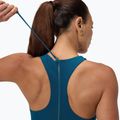 Strój pływacki jednoczęściowy damski Speedo Racer Zip with Built in Swim Bra dark teal 5