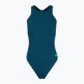 Strój pływacki jednoczęściowy damski Speedo Racer Zip with Built in Swim Bra dark teal